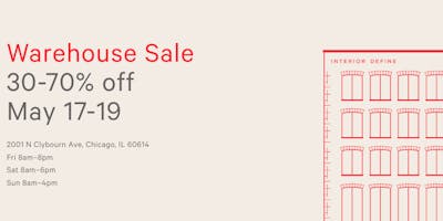 Interior Define Warehouse Furniture Sale Chicago May