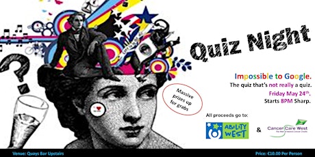 UnGoogleable Quiz in aid of Ability West & Cancer Care West primary image