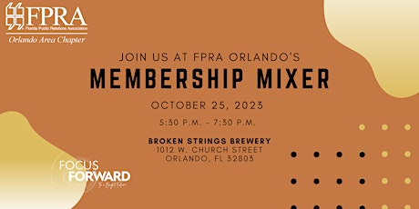 FPRA Orlando Member Mixer primary image