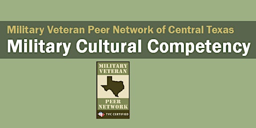 Image principale de Military Cultural Competency Training & Volunteer Signup Event