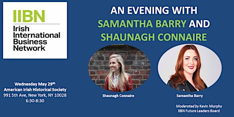 An evening with Samantha Barry and Shaunagh Connaire primary image