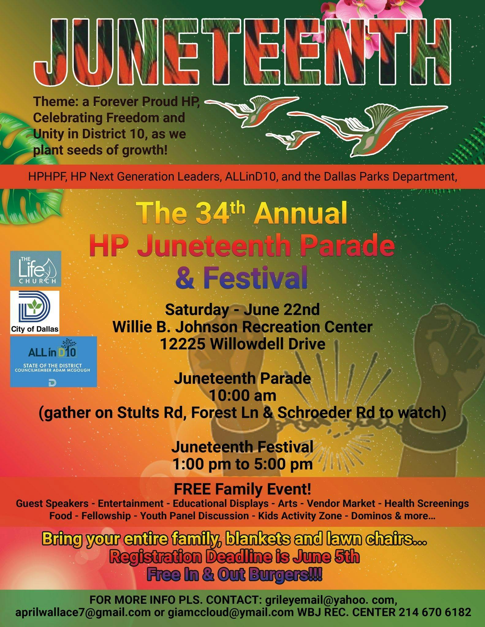  34th Annual Hamilton Park Juneteenth Parade and Festival 