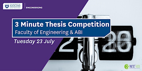3 Minute Thesis: Engineering and ABI Heats