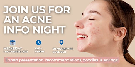 Acne Information Night primary image
