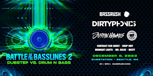 Battle of the Basslines 2: Dirtyphonics, Justin Hawkes, Teddy Killerz primary image