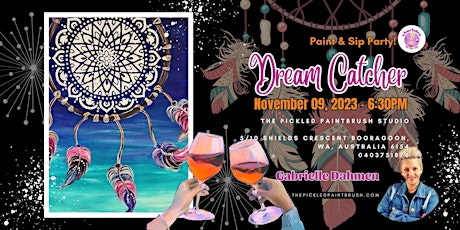 Paint & Sip Party - Dream Catcher - November 09, 2023 primary image