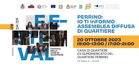 Imagen principal de Festival delle Case di Quartiere - PERRINO: Assemblea diffusa