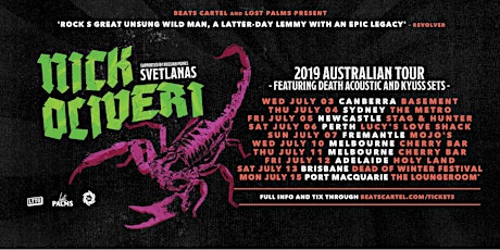 Nick Oliveri & Svetlanas Tour | Melbourne primary image