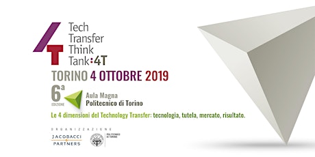 Immagine principale di 4T: Tech Transfer Think Tank 2019 