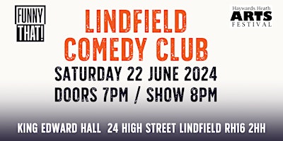 Imagem principal do evento Lindfield Comedy Club
