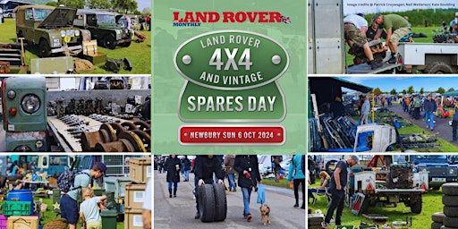 Imagem principal do evento Land Rover, 4x4 and Vintage Spares Day Newbury 6 October 2024 - Trade