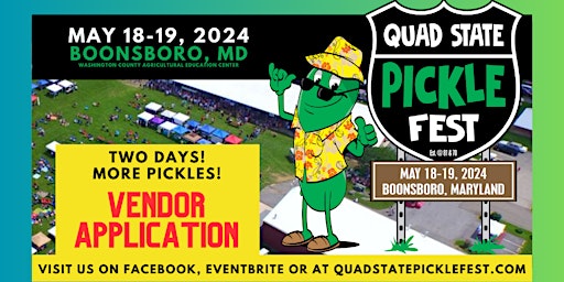 Primaire afbeelding van Quad State Pickle Fest 2024 (Main Event) Vendor APPLICATION