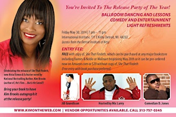 Novel Release Party for 'She That Findeth' by Bestselling Author Kim Brooks primary image
