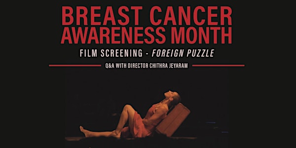 Breast Cancer Awareness month - Film screening