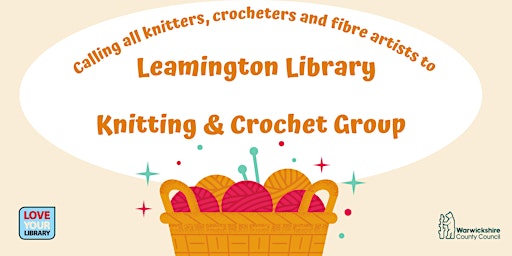 Hauptbild für Drop in- Knitting and Crochet Group @ Leamington Library
