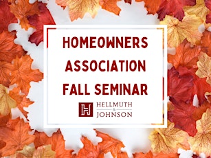 Homeowners Association Legal Updates Seminar Fall 2023 primary image