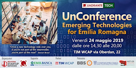 Immagine principale di UnConference - Emerging Technologies for EmiliaRomagna 