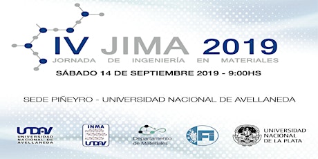 Imagen principal de IV Jornada de Ingeniería en Materiales 2019 - UNDAV/UNLP