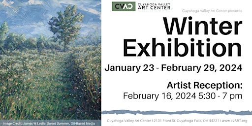 Artist Reception: Winter Exhibition primary image