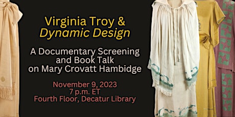 A Documentary Screening and Book Talk on Mary Crovatt Hambidge primary image
