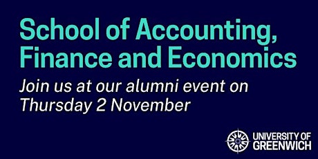 Accounting, Finance and Economics Alumni Event primary image