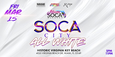 SOCA CITY (Miami Soca Weekend) primary image