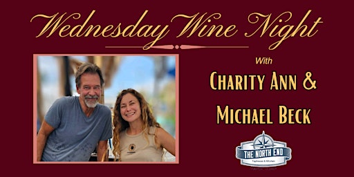 Imagem principal do evento Wednesday Wine Night with Charity Ann & Michael Beck