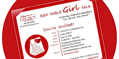 Red Table Girl Talk With Fatherless Daughter  primary image