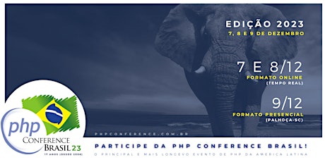Imagem principal do evento PHP Conference Brasil 2023 (All Access)
