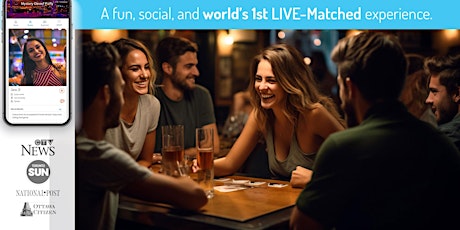 World's 1st Live-Matched Singles Games Night | Ages: 25-43 | Calgary