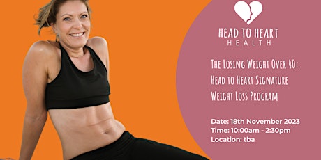 The Losing Weight Over 40: Head to Heart Signature Weight Loss Program primary image