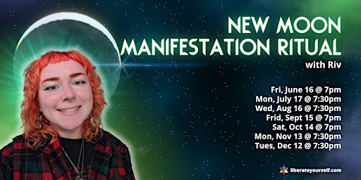 Primaire afbeelding van New Moon Manifestation Ritual with Riv
