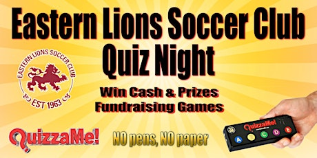 Eastern Lions Soccer Club Quiz Night primary image