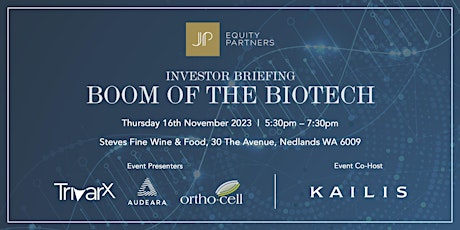 'Boom of the Biotech' Investor Briefing primary image