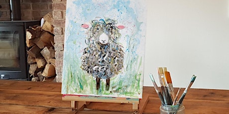 Imagen principal de ‘Woolly sheep’  Painting workshop @ Swan & Cygnet in Wakefield