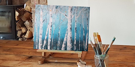 'Frosty Forest' Painting workshop @Chirpy, Leeds - all abilities primary image