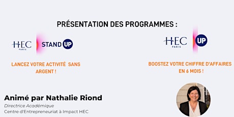 HEC Stand UP - Webinaire d'information primary image