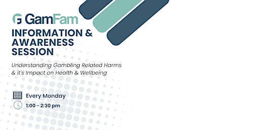 Hauptbild für Understanding Gambling Related Harms & it's Impact on Health & Wellbeing