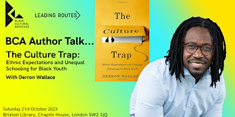 BCA Author Talk: Derron Wallace – The Culture Trap primary image