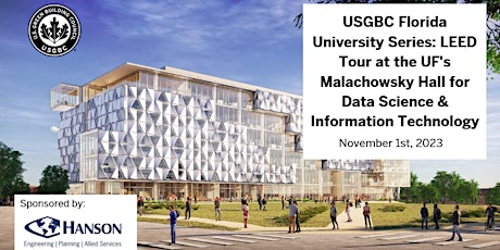 Imagen principal de USGBC Florida University Series: LEED Tour at UF's DSIT Building