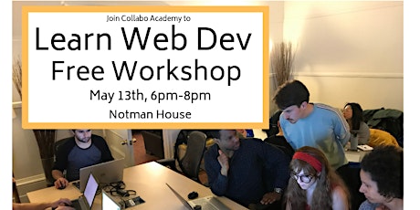  Learn Web Dev Part-time Bootcamp Kick off - (FREE WORKSHOP) primary image