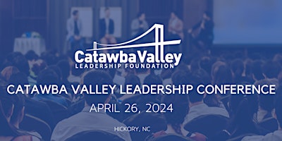 Imagem principal do evento 2024  Catawba Valley Leadership Conference