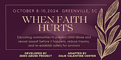 2024 When Faith Hurts Conference