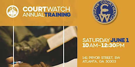 2019 Annual CourtWatch Training  primary image
