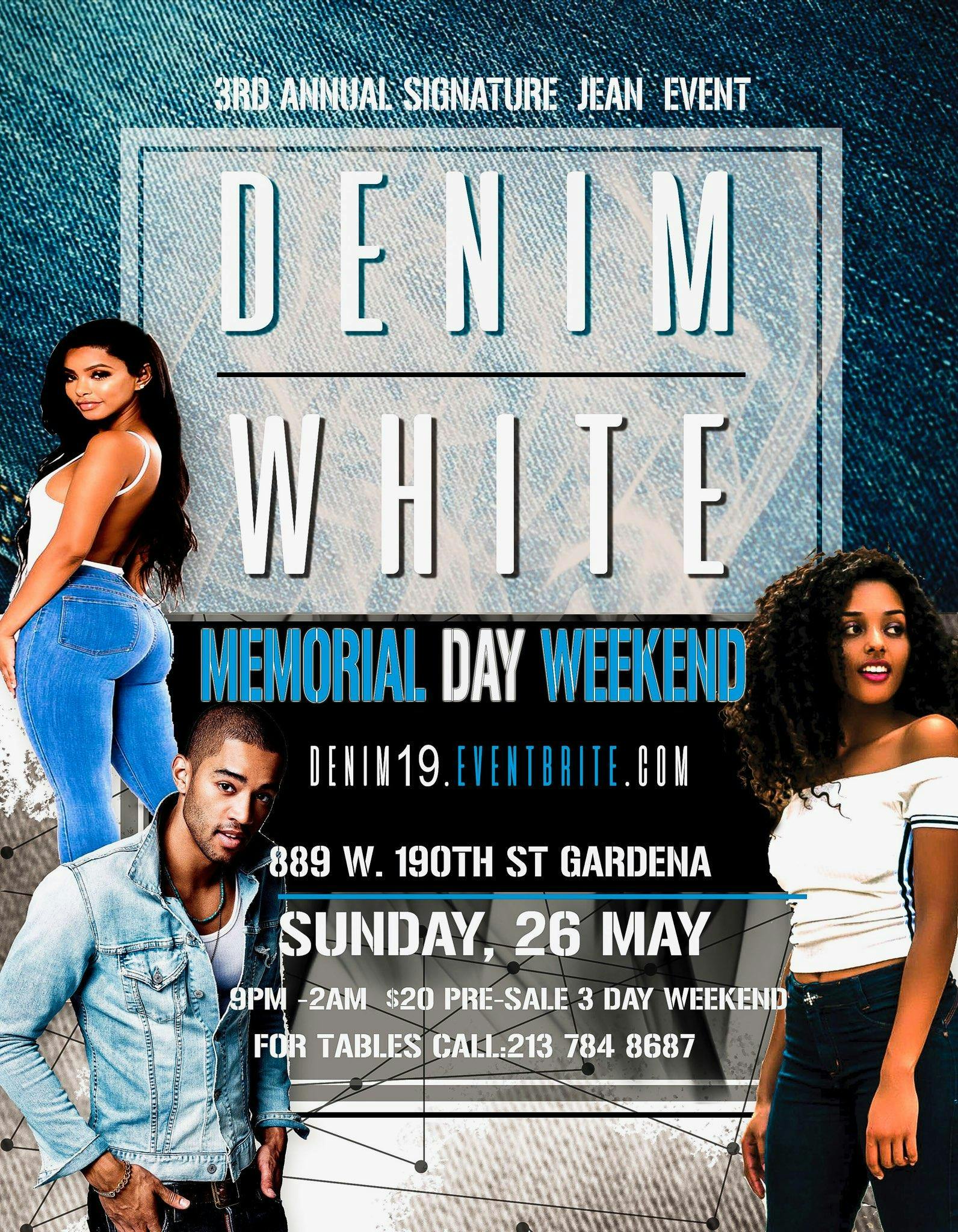 Return To Paradise...The Memorial Day Denim & White Party