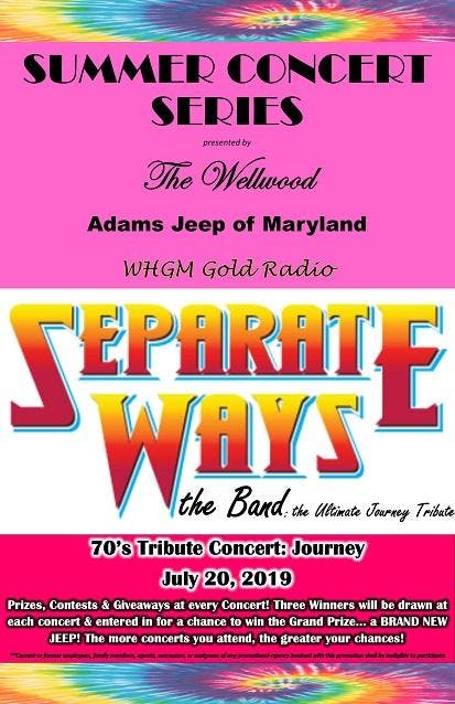 WELLWOOD / ADAMS JEEP SUMMER CONCERT SERIES SEPARATE WAYS (JOURNEY )