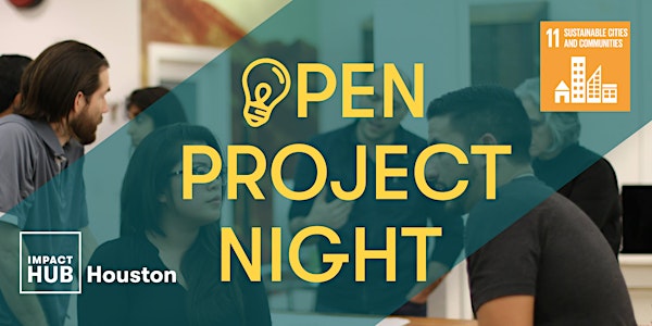 Open Project Night: SDG 11 - Sustainable Cities and Communities Edition