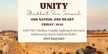 Friday Night Live Unity Shabbat primary image