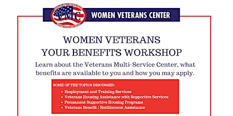 Women Veterans "Your Benefits Workshop"  primary image