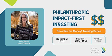 Image principale de Philanthropic Impact-First Investing